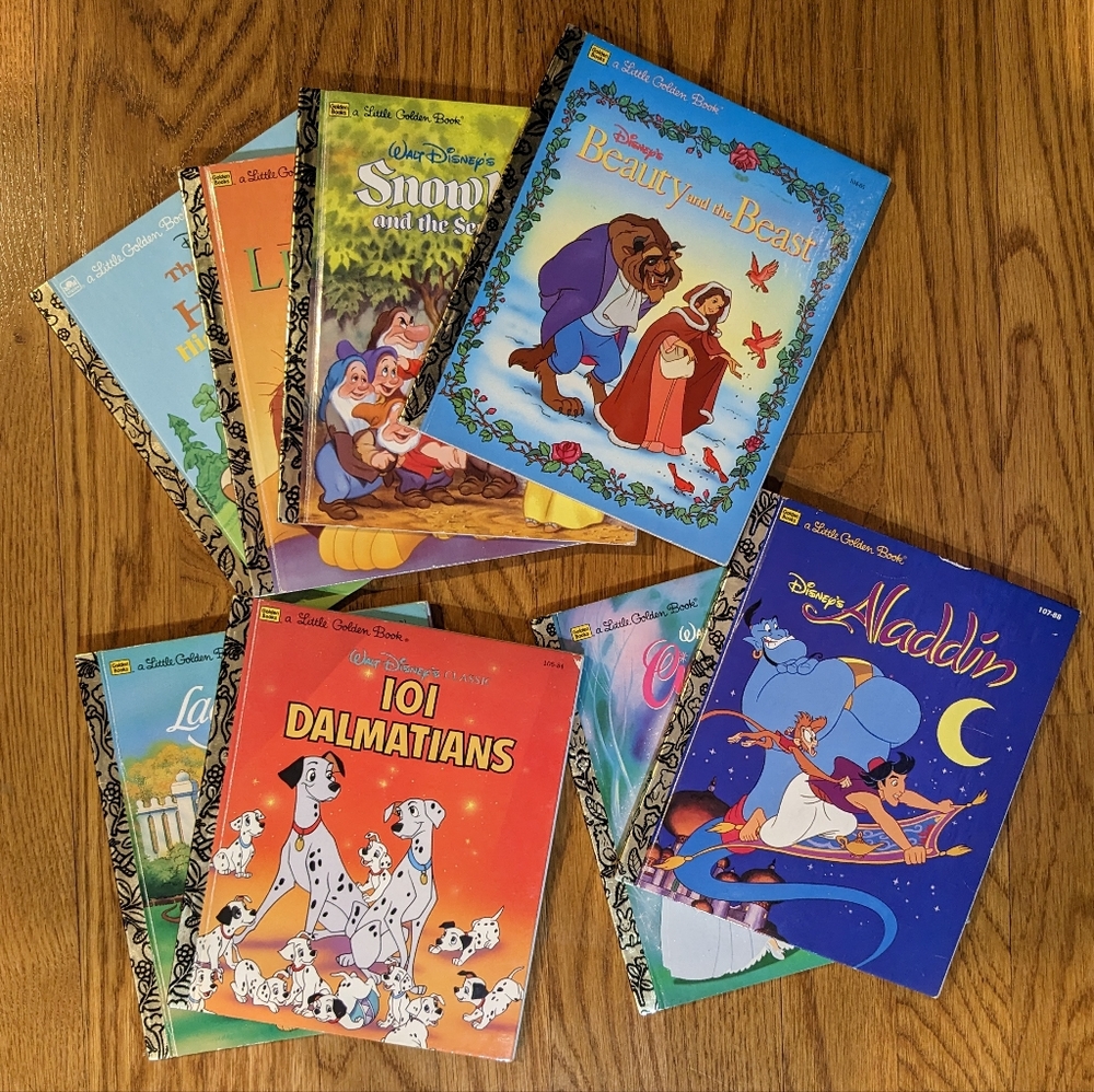 8 Disney little golden books